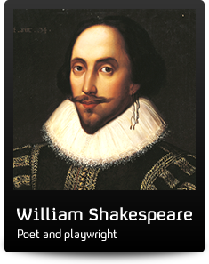 William Shakespeare - Poet and playwright